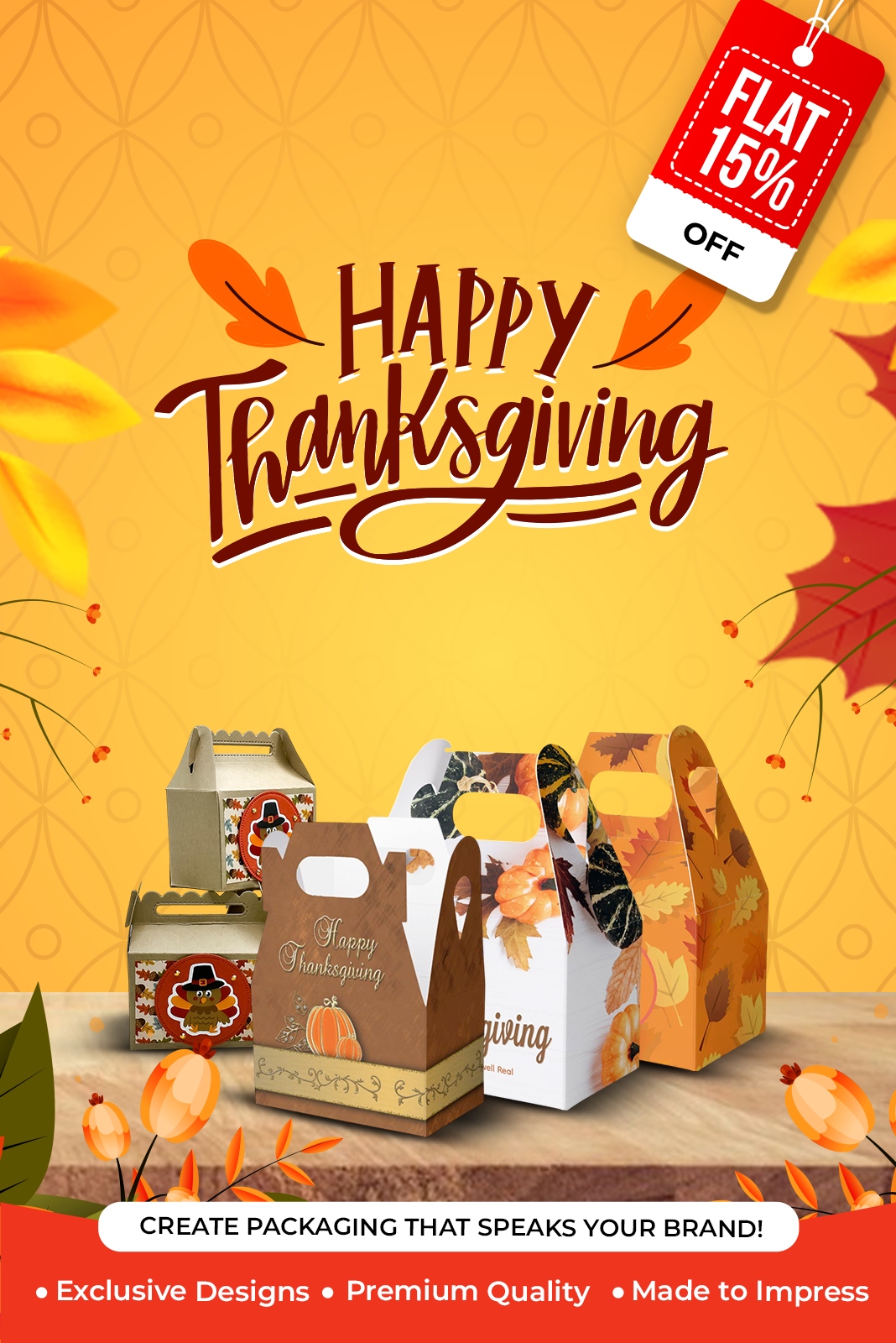 Thanks Giving Mobile size banner