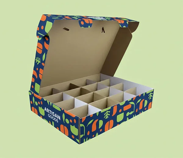 Cardboard Box With Dividers