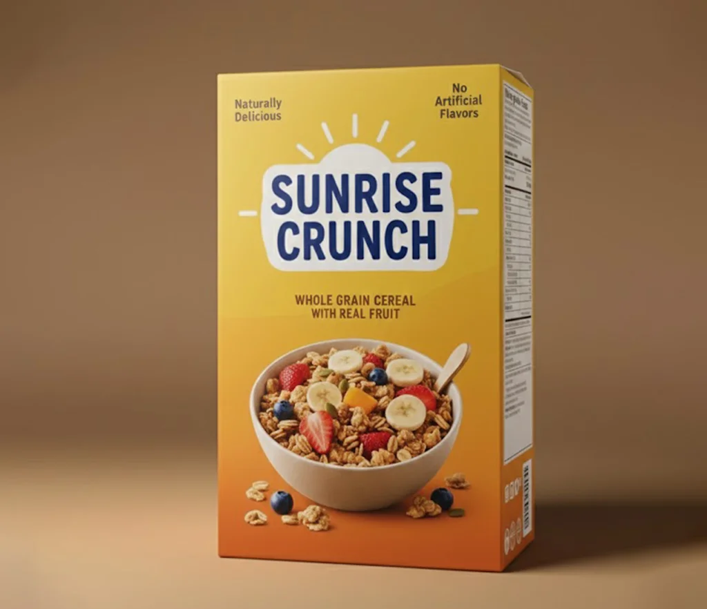 cereal box