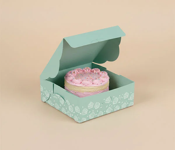 Custom Self Lock Cake Box