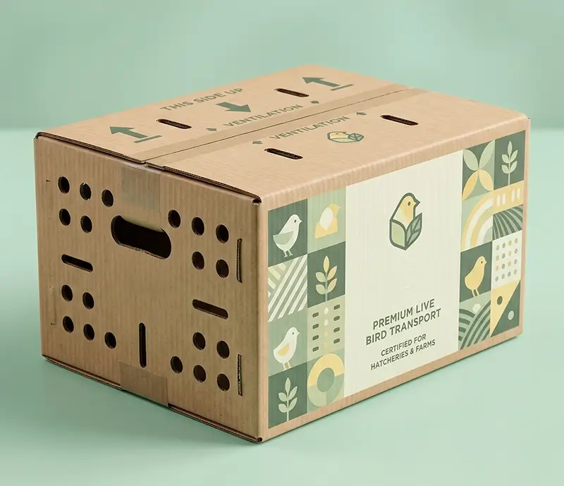 Printed Chick Packing