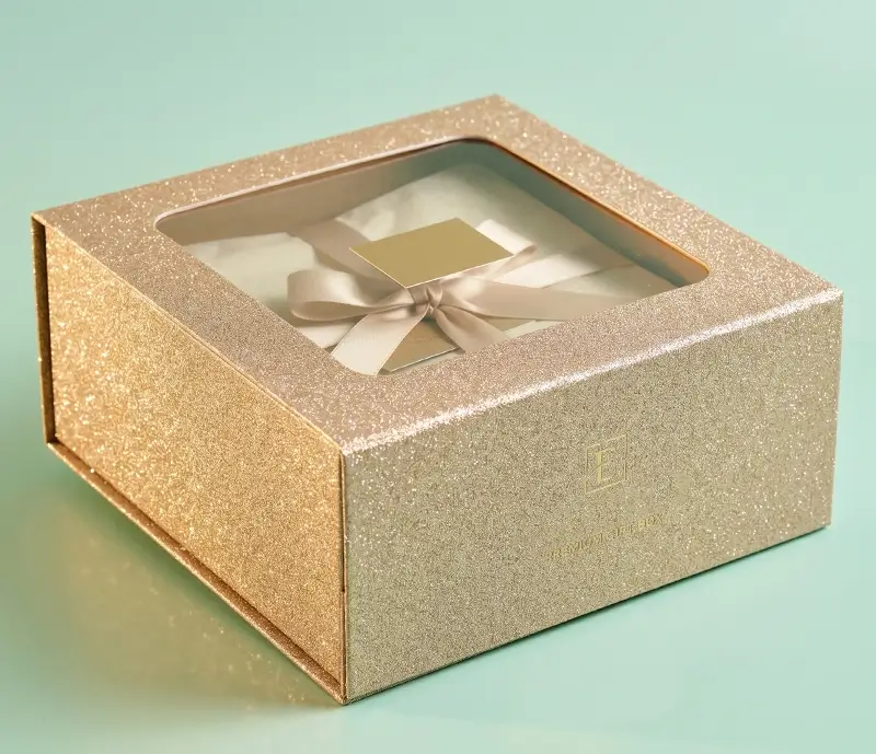 Printed Glitter Boxes