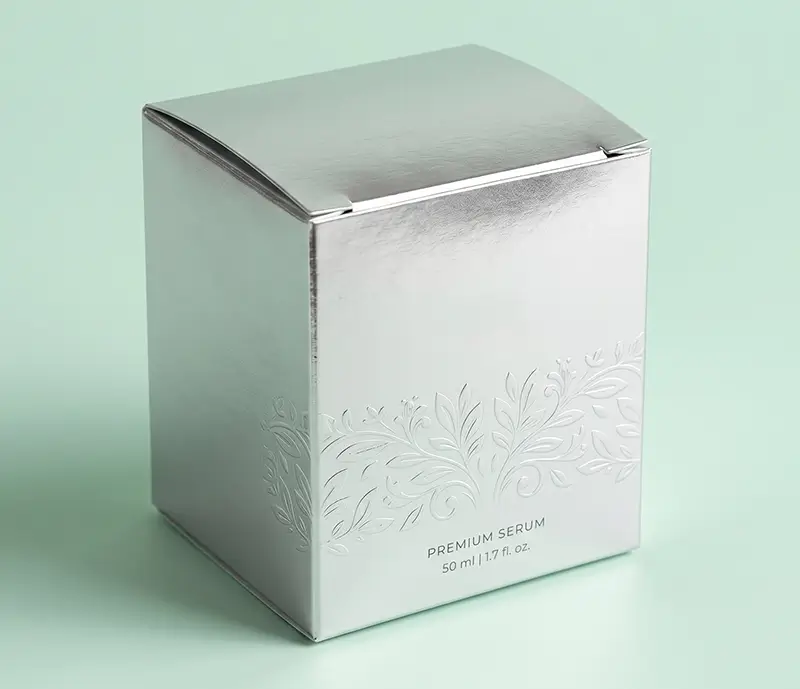 Printed Silver Foil Boxes