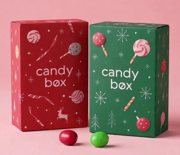 Custom Christmas Candy Packaging