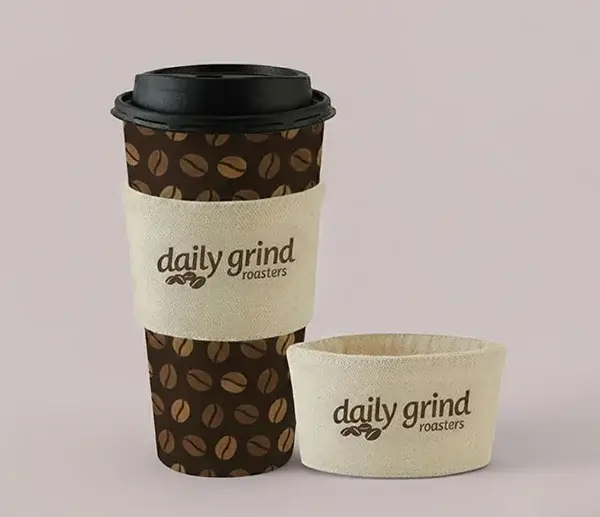 Custom Coffee Cup Sleeve Packaging