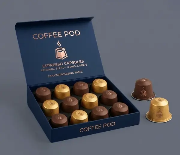 Custom Coffee Pod Boxes