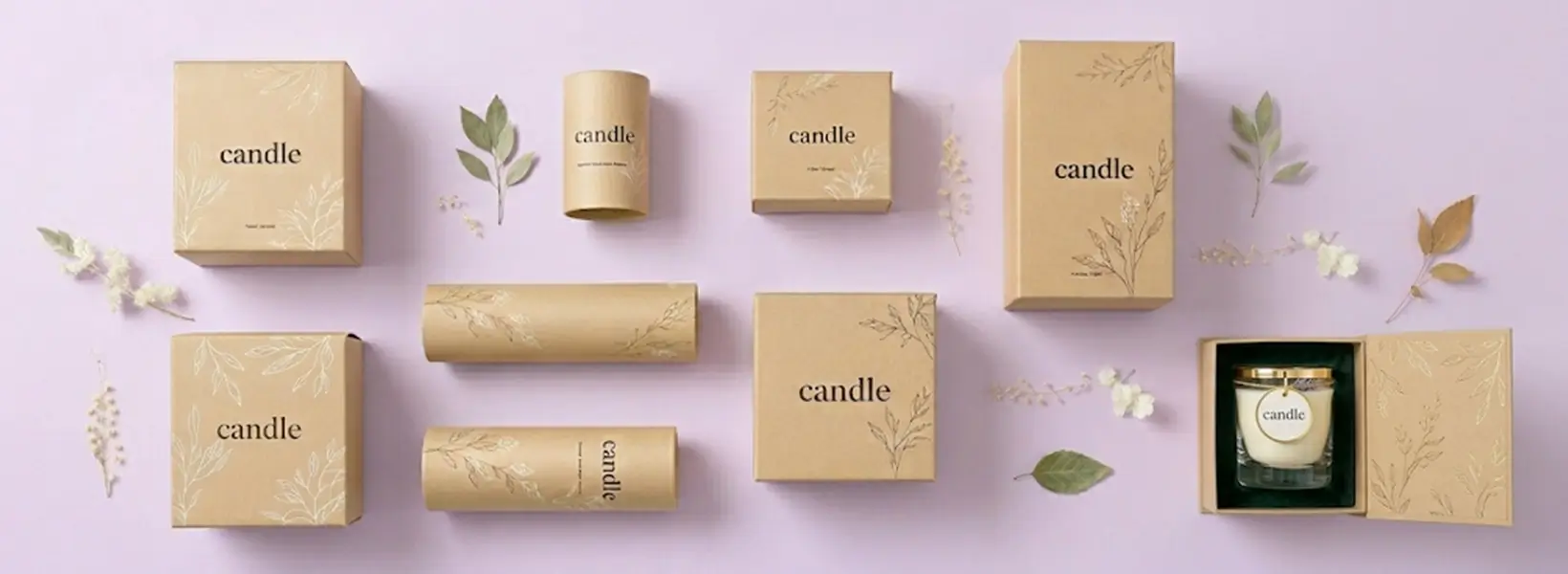 Eco-Friendly Candle Packaging