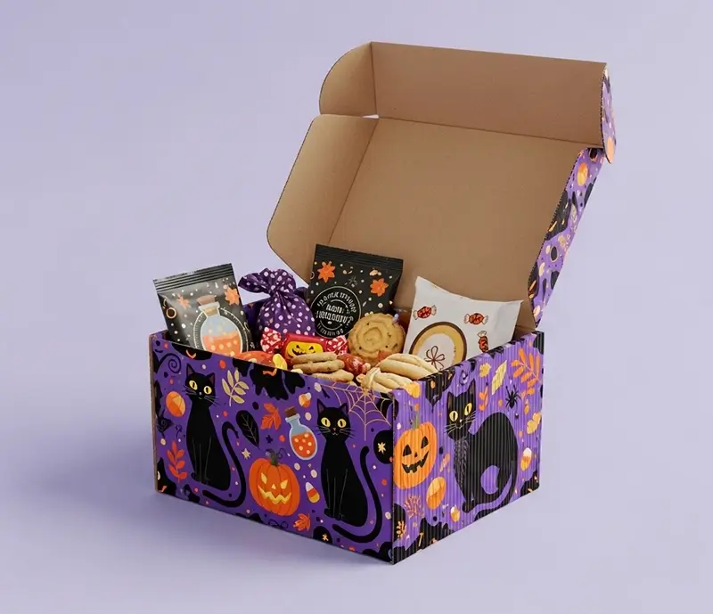 Printed Halloween Shipping Boxes