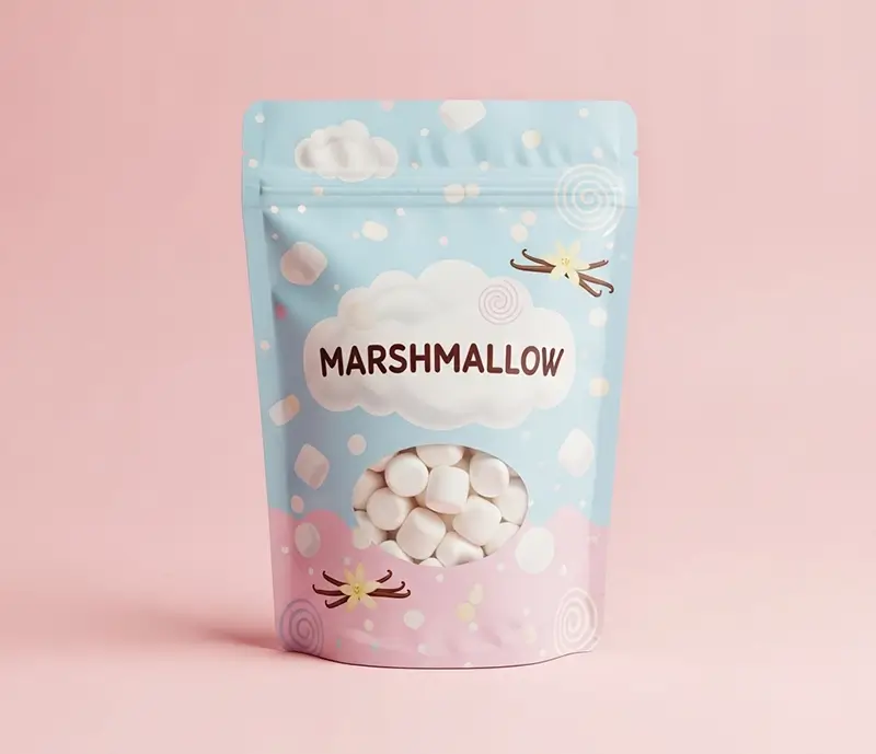 Custom Marshmallow Mylar Bags