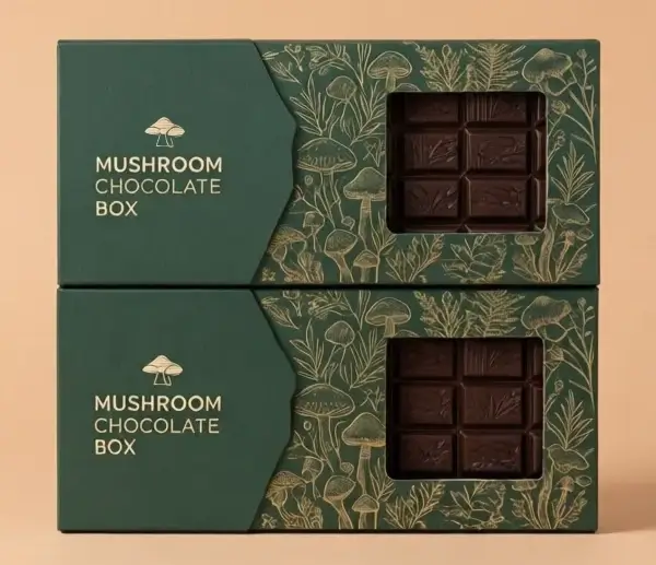 Mushroom Chocolate Bar Packaging