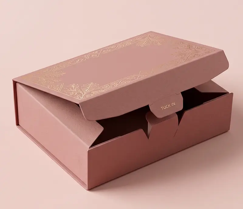 Printed One Piece Color Gift Boxes