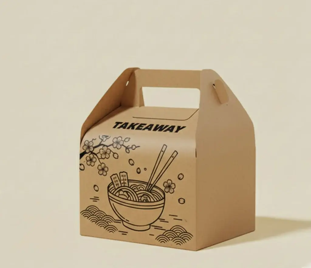 Printed Kraft Food Boxes