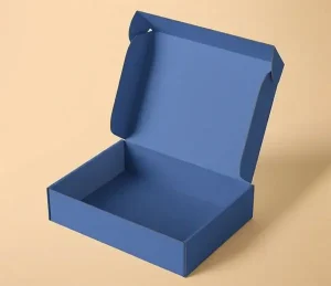 Blue Mailer Box