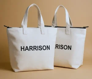Custom Zip Tote Bags