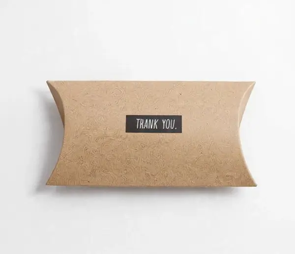 Kraft Pillow Boxes