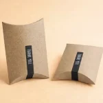 Kraft Pillow Boxes With Logo