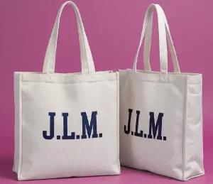 Luxury Monogram Tote Bag