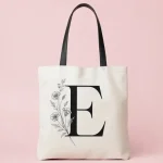 Personalized Monogram Tote Bag