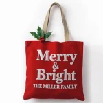 Printed Christmas Tote Bags