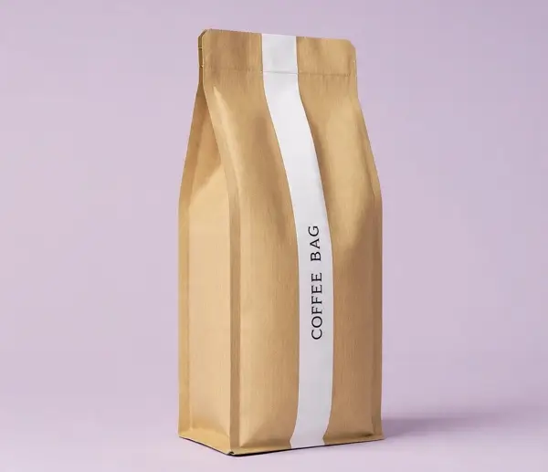 Printed Coffee Kraft Bags